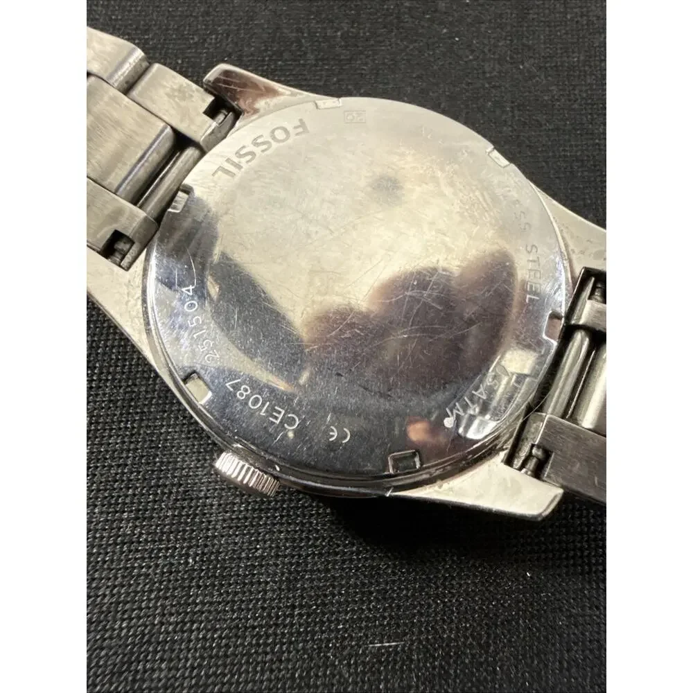 FOSSIL CE-1087 Women’s Wristwatch New Battery! Runs Excellent! (B5)